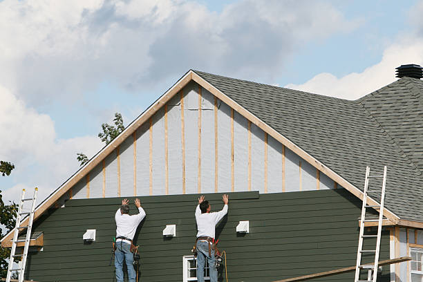 Professional Storm Damage Siding Repair technician working in Joffre, PA
